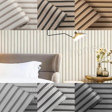 3D Wooden Slat Panelling