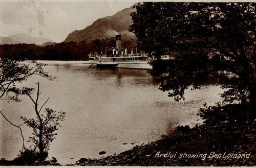 Vintage ardlui postcard - ,