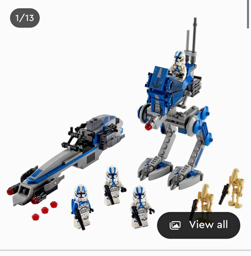 Lego star wars 75280 501st - star,