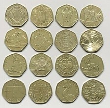 RARE 50p COINS KEW GARDENS