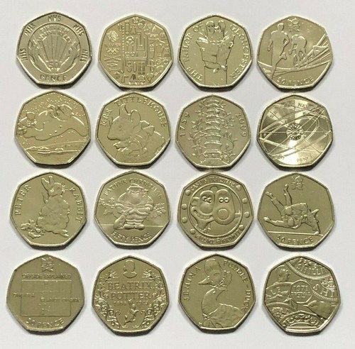 Rare 50p coins - rare,