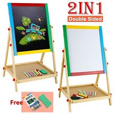 Kids 2 in 1 Wooden Blackboard