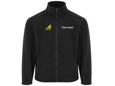 Embroidered micro fleece