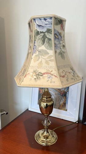 Pair antique table lamps - of,