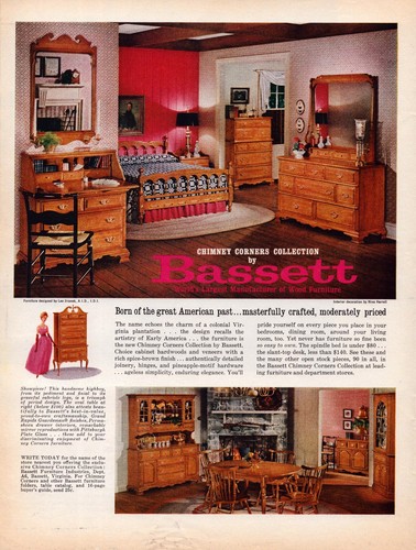 Bassett life magazine 1962 - bassett, ad