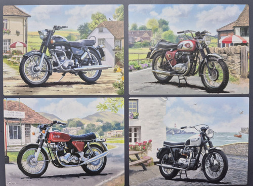 Motorbike placemats triumph - motorbike,