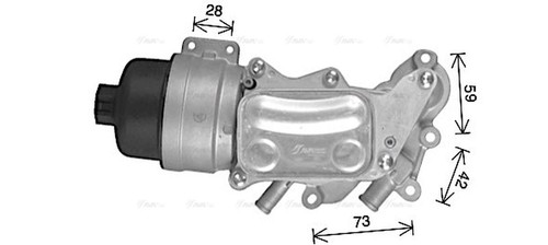 Ava oil cooler filter - cooler, &