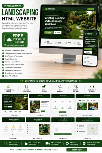 Landscaping html website - landscaping,
