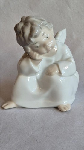 Lladro thinking angel - lladro, 'thinking