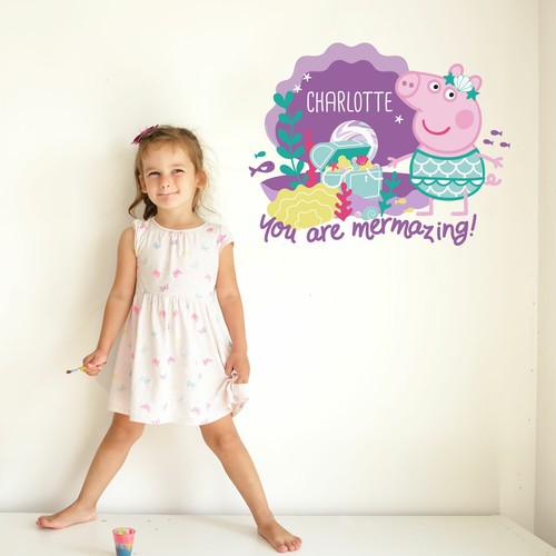 Personalised mermazing peppa - mermazing,