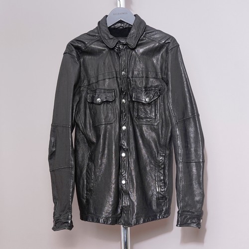 All saints leather shirt - saints,