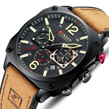 CURREN Military Mens Watches