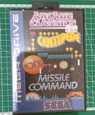 Sega Mega Drive Arcade Classics Centipede, Pong Missile Command Game