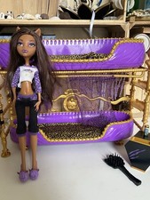 Monster High Mattel Doll Clawdeen Wolf Sleepover Doll With Bed