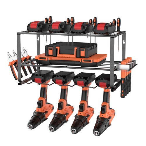 Garage power tool organizer - garage,