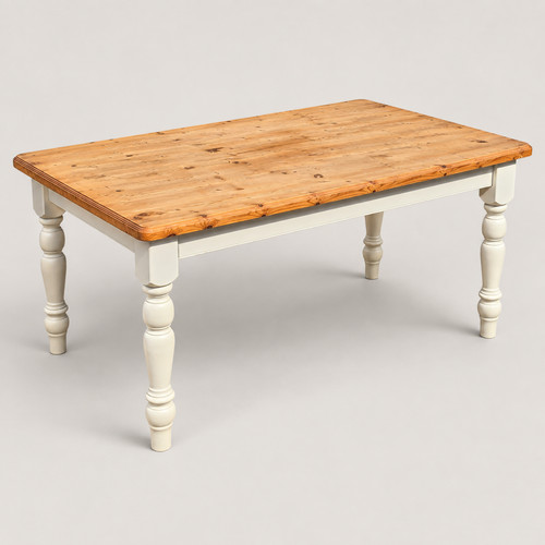 Pine kitchen table - kitchen, long