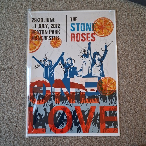 Stone roses heaton park - heaton, a4