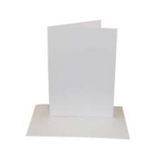 White 5 x 7" Card Blanks &