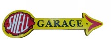 Shell Garage Arrow Sign Oil