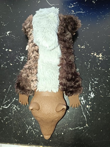 Brown squirrel dog toy - brown,