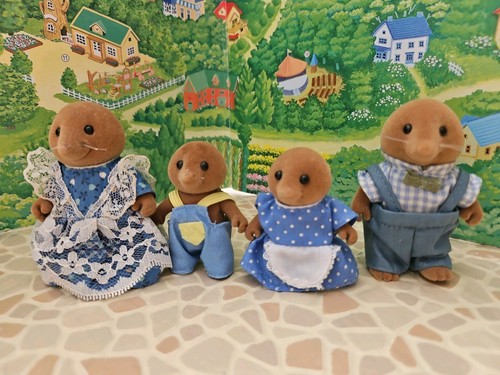 Sylvanian families brown mole - brown,
