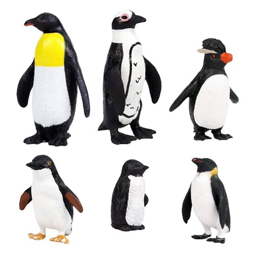 6pcs realistic penguin - 6pcs,