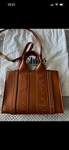Chloé woody small - chloé, brown