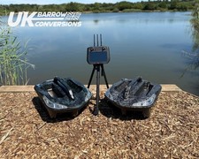 UKBC Raptor MK3 Bait Boat, Touch Screen Remote, GPS and Sonar, Top Load Rig