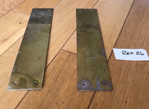 Vintage brass door finger - brass,