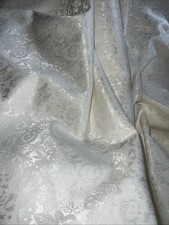 Ivory Damask Jacquard Brocade