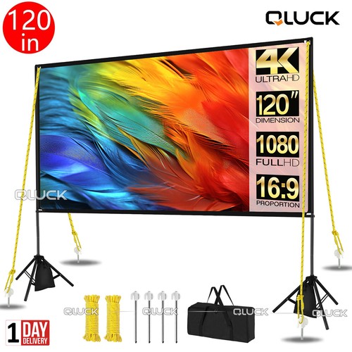 Qluck 120 projector - projector, screen