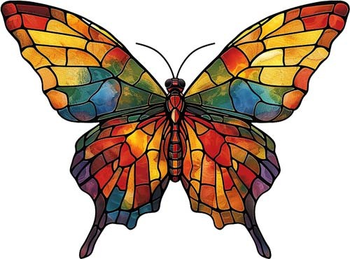 Colourful stained glass - stained,
