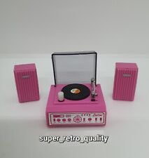Barbie Wind Up Record Player Mattel .