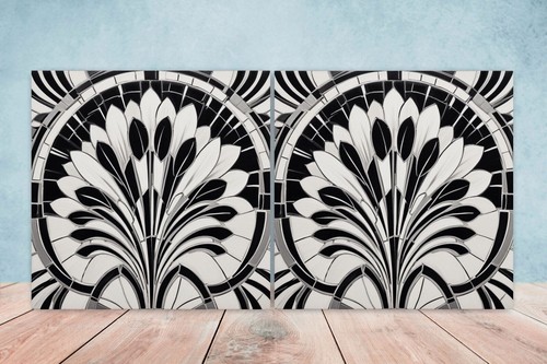 Art deco design ceramic tiles - design,