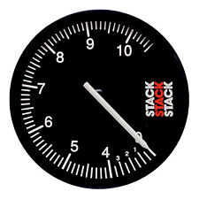 Stack ST430 Black Dial Face 125mm Recording Tachometer - 0-8000 RPM Rev Range