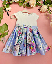 Lola Maverick Occasion Floral & Butterfly Dress 3-6 months