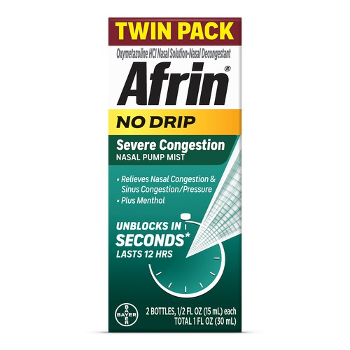 Afrin drip severe - no,