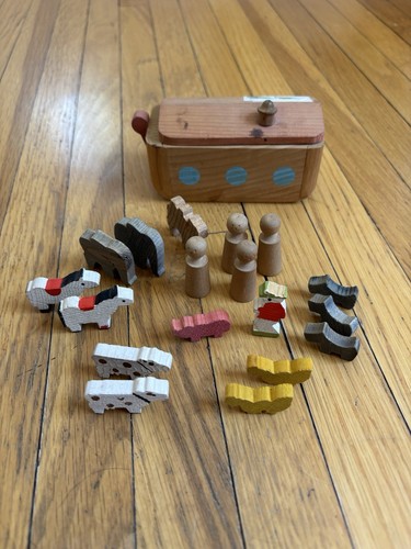 Noah ark miniature wooden - noah's,