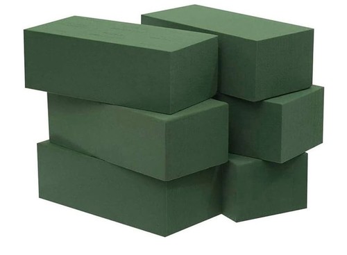 Wet floral foam bricks - foam, for