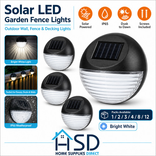 Solar led garden fence - solar,