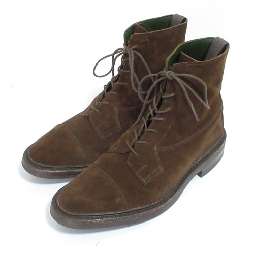 Tricker suede leather cap - suede,