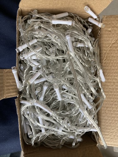 Led white light icicle - led,