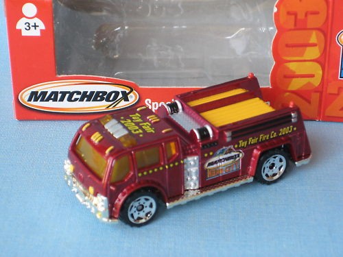 Matchbox fire engine rescue - matchbox,