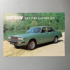 Datsun Laurel Six 2.4 Litre 1979-80 UK Sales Brochure VGC