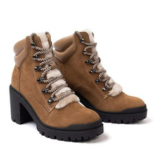 Goldigga Womens Suede Sherpa