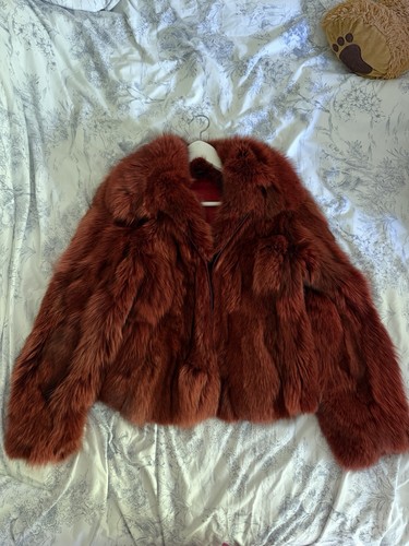 Vintage real red - vintage, fur