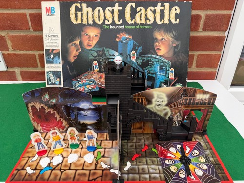 Vintage ghost castle - castle, board