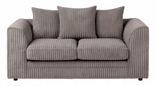 Jumbo cord corner sofa suite - cord,