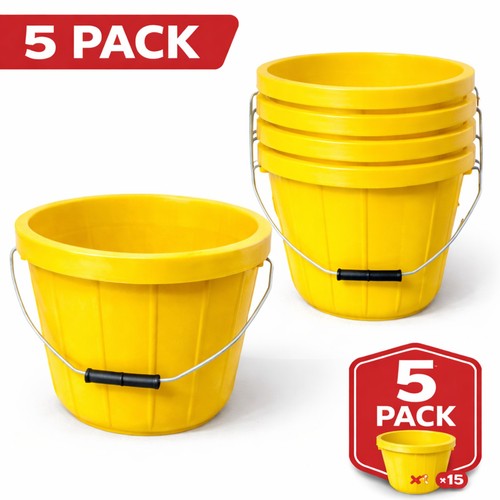 Yellow bucket gallon - yellow, 10l