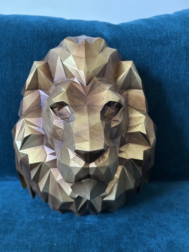 Large 36cm wall mounted gold - 36cm,
